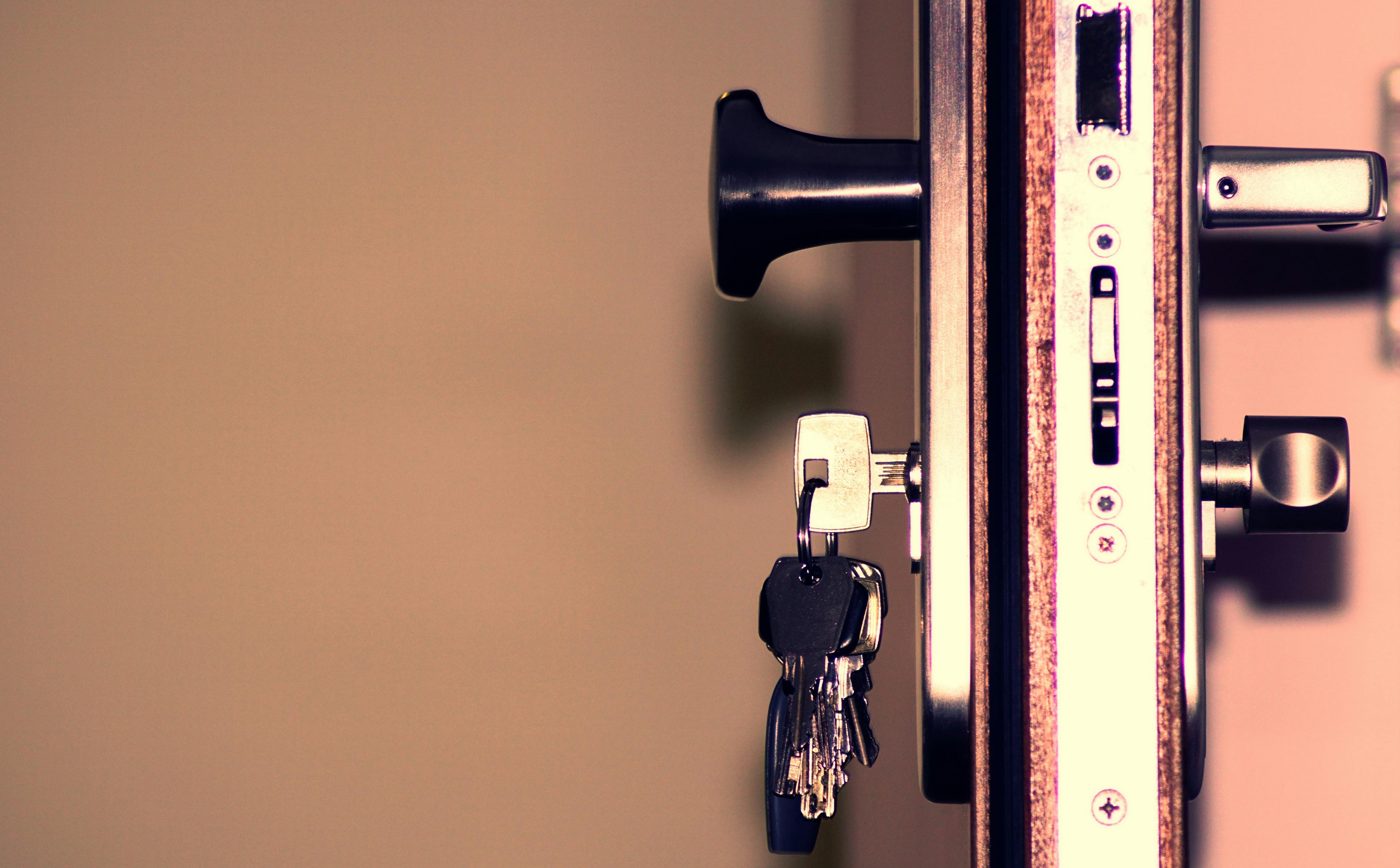 Modern lock installation and security upgrade